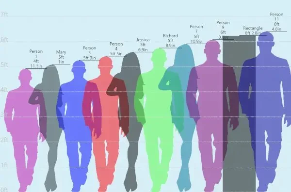 Exploring Height Difference Charts: Understanding Scale in Everyday Life